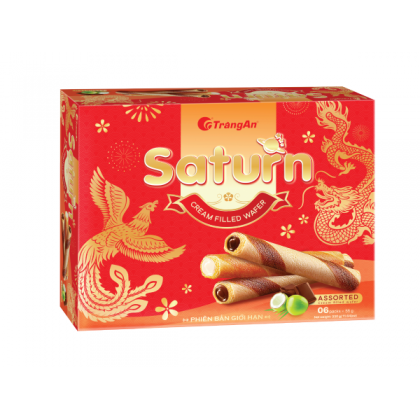 HỘP BÁNH KEM QUẾ SATURN 330g (PBGH 2025)